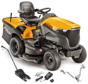 Tractor cortacésped a gasolina Estate 9122 W de 122 cm con motor GXV de 635 cc bicilíndrico - Product Image 1