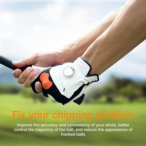 Gants de golf personnalisés en gros, qualité supérieure, en cuir véritable, imperméables, avec fermeture éclair et impression - Product Image 5