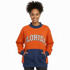 Sudadera con Capucha de Cuello Alto Elástica y Acanalada para Mujer, de Alta Calidad, con Insignia Frontal, Servicio OEM, Uso Diario Informal, Ecológica - Product Image 4