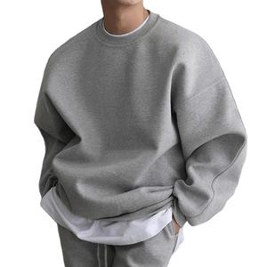 Sweat-shirt pour homme surdimensionné de qualité supérieure personnalisé OEM pour l'hiver, best-seller, sweat-shirt à col rond en polaire surdimensionné - Product Image 1