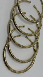 Collier ras du cou en laiton plaqué gravé à la main, bijou fantaisie fait main, collier ethnique tendance pour femme - Product Image 3