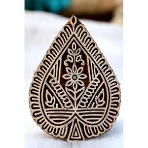 Bloc d'impression en bois indien, timbres sculptés à la main, bloc d'impression Textile - Product Image 5