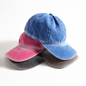 Custom Logo Vintage Washed Cotton Baseball <b>Cap</b> Distressed Unstructured Dad Hat for Men & <b>Women</b> Wholesale High Quality 6 Pane - Product Image 2