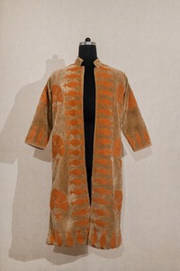 Manufacturer Wholesale Cotton Velvet Maxi Kimono Robe <b>Jacket</b> Reversible Coat Cardigan Bride Suzani Velvet Winter Embroidery - Product Image 2