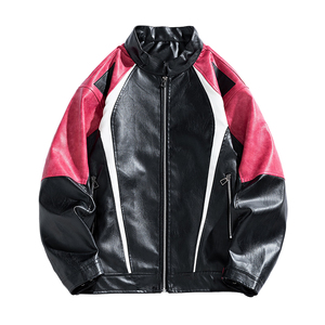 Custom Genuine <b>Leather</b> <b>Jacket</b> Men Womens Unisex Eco-Friendly Windproof Streetwear Front Logo <b>Winter</b> Dynamic Performance - Product Image 2