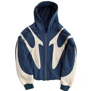 Sudadera con Capucha Personalizada de Invierno, Gruesa, con Cierre, Tie Dye, 100% Algodón, Calidad Premium, Impresión DTG, Ropa Urbana, Moda Casual, OEM - Product Image 1