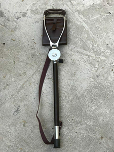 Antique Brown Leather <b>Seat</b> High Quality Adjustable Steel <b>Walking</b> Stick Custom Colors Logo Customizable Size OEM Design Custom - Product Image 3