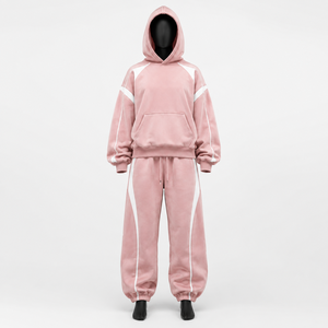 Custom <b>Women</b> Hoodie Tracksuit Set 2 Piece Jogger <b>Sweat</b> <b>Suit</b> Wholesale Sportswear Clothing Manufacturer - Product Image 1