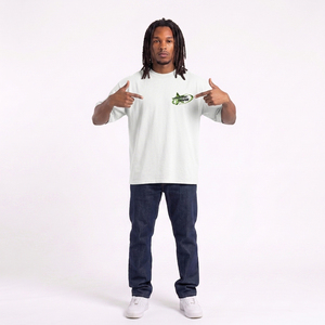 Your Brand Name Men's <b>White</b> Short Sleeve T-Shirt O-Neck Regular Fit Printed Logo Casual Jersey Cotton <b>Tee</b> Graphic Printed Jersey - Product Image 5