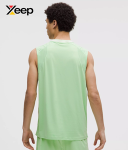 เสื้อกล้ามออกกำลังกายผู้ชาย XEEP รุ่น XC-GTT-46 คุณภาพสูง ระบายอากาศได้ดี แห้งเร็ว พิมพ์ลายแบบ Heat-Transfer ผ้าถัก 100% คอตตอน คอกลม ด้านหน้า - Product Image 2