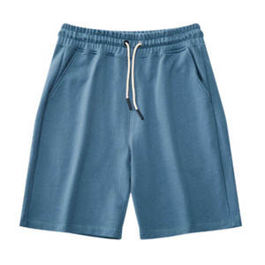 New Arrival Streetwear Custom Design Mens French Terry Drawstring Sweat Shorts Pocket 100% Polyester Mid <b>Board</b> Shorts - Product Image 6
