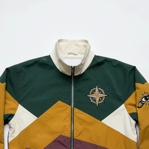 Custom <b>Men</b> Windbreaker Tracksuit Set – Full Zip <b>Jacket</b> & Shorts Sport Suit with Embroidered Logo Plus Size OEM Wholesale Sports - Product Image 3