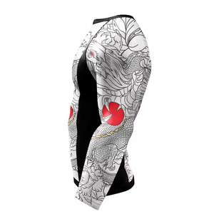 เสื้อรัดกล้ามเนื้อพิมพ์ลายแบบใหม่ ราคาถูก คุณภาพสูง สำหรับผู้ชาย - Product Image 2