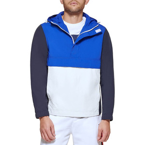 OEM Custom Logo Men's Plus Size Winter Jacket Breathable Waterproof Woolen Stand <b>Wind</b> <b>Breaker</b> Zipper Casual Outdoor Knitted - Product Image 1