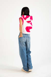 <b>Women</b> Sleeveless Cropped <b>Hoodie</b> Color Block Graphic Pullover Streetwear Fashion Apparel Manufacturer - Product Image 3