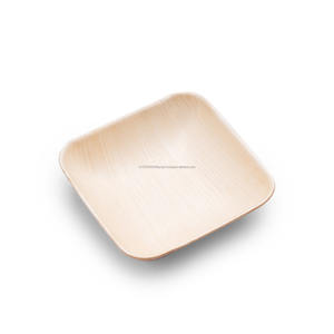 Alternative écologique de produit de feuille d'areca de bol jetable biodégradable carré de 8 pouces aux bols conventionnels - Product Image 4