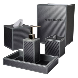 Ensembles de salle de bain sur le thème du métal, accessoires de salle de bain intérieurs de qualité supérieure, hôtels et resorts, plusieurs couleurs disponibles - Product Image 3