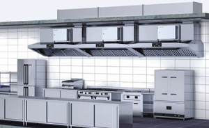 היברידי הוד 98% maximun סינון יעילות מטבח שמן ערפל הוד - Product Image 2