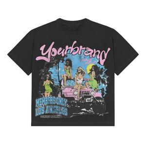 Camisetas Deportivas de Moda con Diseño Personalizado, 100% Algodón, Cuello Redondo, Corte Holgado para Hombre, Precio al por Mayor - Product Image 4