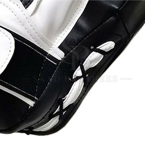 MMA Boxing Training Focus Pads Leather Durable Protective Curved Mitt Design Secure Wrist <b>Grip</b> Sports Training & Coaching Use - Product Image 5