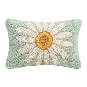 Housse de coussin lombaire en laine tissée, carrée, style bohème, motif géométrique arc-en-ciel et soleil brodé, lavable, fermeture éclair, non toxique - Product Image 6