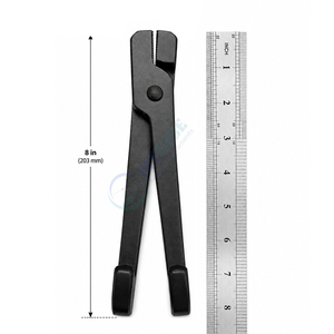 Pince à tirer les fils robuste avec anneau, 8 pouces, en acier inoxydable, outil manuel pour la fabrication de bijoux, vente en gros - Product Image 6