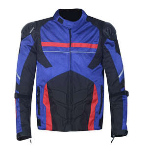 Blouson de moto en textile Cordura pour course, coupe ajustée disponible avec protections 2026 - Product Image 1