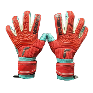 Custom 2026 <b>Latex</b> Football Goalkeeper Gloves Black Neon Green Accents Full Finger Non Slip Breathable Adjustable Wrist Outdoor - Product Image 1