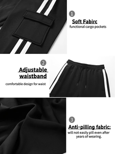 Men’s Slim Fit Golf <b>Pants</b> Straight Leg Mid Waist Casual Trousers Fleece-<b>Lined</b> Warm Anti-Pilling Fabric with Zipper <b>Pants</b> - Product Image 5