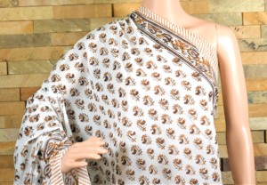 Cotton Hand Block Printed <b>Sarong</b> Beach Wear Wrap Skirt Pareo Indian Handmade Bohemian Summer Clothing - Product Image 3