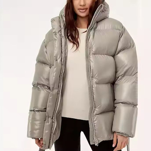 Custom <b>Women</b> Heavyweight Duck Down <b>Puffer</b> <b>Jacket</b> Winter Coat <b>Women</b> Windproof Snowproof Heavy <b>Puffer</b> <b>Jacket</b> Wholesale Wholesale - Product Image 6
