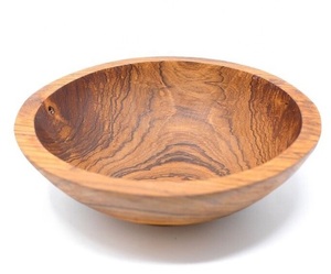 Bol de service en bois émaillé au design exigeant, bol à salade en bois émaillé, bol en bois de manguier, bol en bois d'acacia à prix très bas - Product Image 2