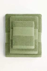 Serviette brodée – Fournisseur direct d'usine – Ensemble de serviettes de bain rafraîchissantes jetables personnalisées – Serviette brodée en coton de style hôtel de luxe - Product Image 6