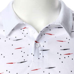 Polo pour homme grande taille en coton Dry Fit, logo personnalisé imprimé, couleur unie, vente en gros, vêtements OEM ODM - Product Image 2
