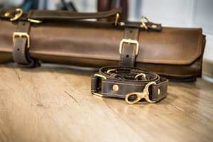 Estuche de Cuero de Lujo para Cuchillos de Chef, Organizador de Almacenamiento, Portátil, a Prueba de Olores, Bolsa Culinaria Protectora, LSKR-0056 - Product Image 4