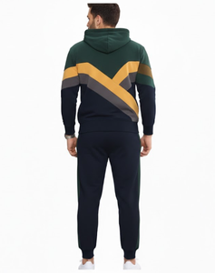 Fabricants professionnels d'ensembles de survêtements pour hommes, vêtements d'hiver de qualité supérieure, survêtements d'entraînement unis et ajustés pour hommes - Product Image 2