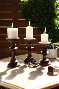 Porte-lampe à thé en résine époxy de luxe avec un design artistique unique adapté à la décoration de mariage moderne et au gif festif exclusif - Product Image 3