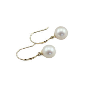 Pendientes de Perlas de Agua Dulce de Alta Calidad para Mujer, de 7-11 mm, Estilo Mantou, Simples y Elegantes - Product Image 5