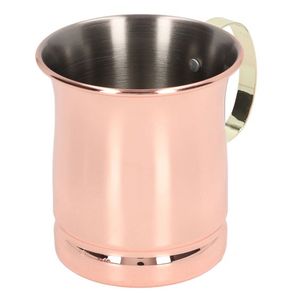 Mug à bière en cuivre polonais de haute qualité avec poignée en laiton pour les fêtes et événements, mugs fantaisie réutilisables, mugs de voyage en cuivre tendance - Product Image 1