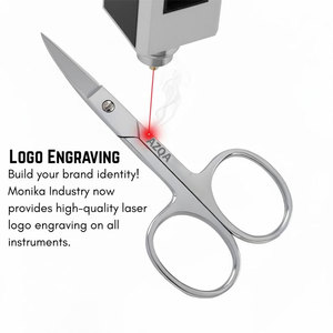 Professional Stainless Steel Cuticle Scissors Fine Tip Precision Nail Trimming <b>Tool</b> for Manicure Pedicure Care - Product Image 2