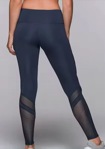 Leggings de Yoga de Cintura Alta para Mujer, Pantalones Deportivos Transpirables sin Costuras con Panel de Malla, Estilo Color Block - Product Image 4