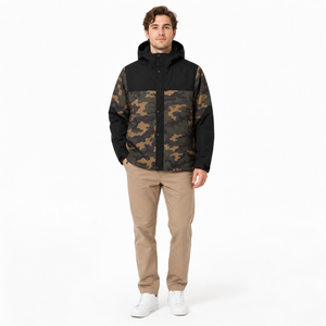 Veste de snowboard pour homme imperméable et camouflage personnalisée, coupe-vent, thermique, à capuche, pour les sports d'hiver en plein air - Product Image 5