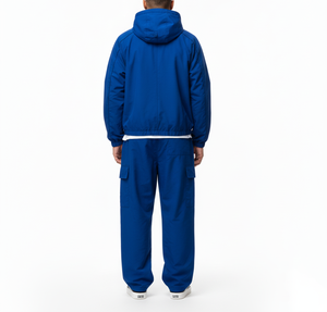 Custom Sportwear Streetwear Casual Tracksuit Men <b>Jacket</b> and Jogger Set <b>Reflective</b> Windbreaker Polyester Sets - Product Image 6