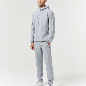 Wholesale custom tracksuits for clothing brands 350gsm polyester tracksuit set custom track <b>jacket</b> Low MOQ - Product Image 1