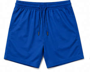 <b>Men's</b> <b>White</b> Solid Drawstring <b>Shorts</b> 100% Polyester Breathable Casual Sport Wear Mid Waist Lightweight Athletic <b>Shorts</b> - Product Image 6