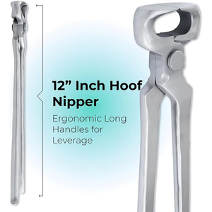 Pince à sabots vétérinaire en acier inoxydable pour chevaux, outils de soin des sabots d'animaux durables, outils de fermeur de haute qualité, tailles personnalisées - Product Image 2