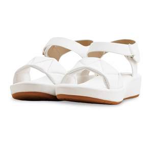 Sandale à talon blanc PU0518 - Product Image 3
