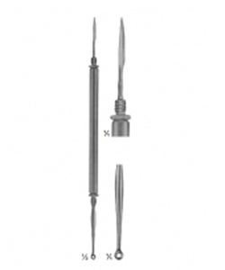 Extractor de Comedones Profesional de Acero Inoxidable, Removedor de Puntos Negros, Extractor de Acné y Espinillas, Cuidado de la Piel Dermatológico - Product Image 1