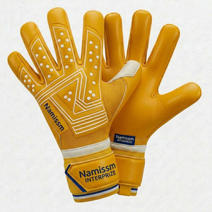 Latex <b>grip</b> gloves Wholesale goalkeeper gloves Customized USA Australia market goalkeeper gloves - Product Image 1