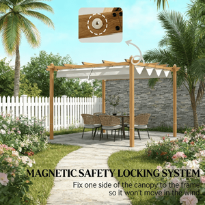 Pergola Retrattile da Esterno e Gazebo per Copertura Solare Avanzata - Product Image 6